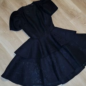 A black Short Cinderella dress